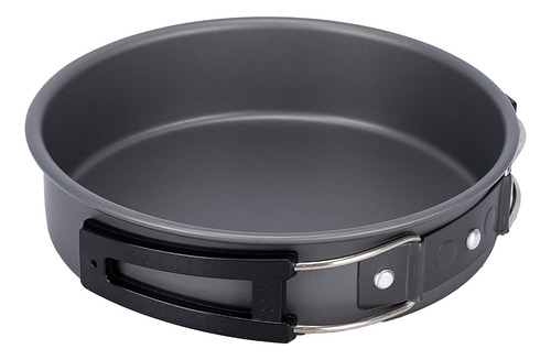 Set 2 En 1 Olla Sartén Gadnic Marmita Aluminio Mochilero