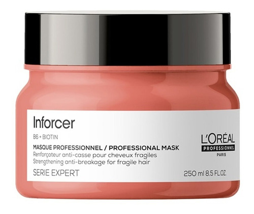 Máscara Inforcer Loreal 250ml Cabellos Frágiles