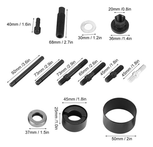 Juego Instaladores Extractor De Poleas 12 Piezas Para Ford