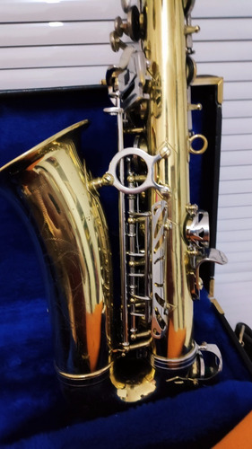 Saxofone Alto Dolphin Mib Dourado Completo Revisado