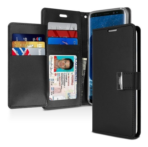 Funda Rich Diary Goospery Para Samsung S9 Doble Tarjetero