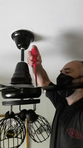 Instalacion Colocacion De Ventilador De Techo - Electricista