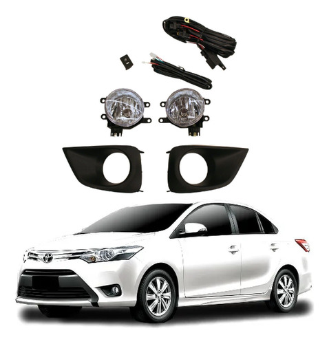 Kit Neblineros Toyota Yaris Sedan 2014-2016 Tb268ta Carri