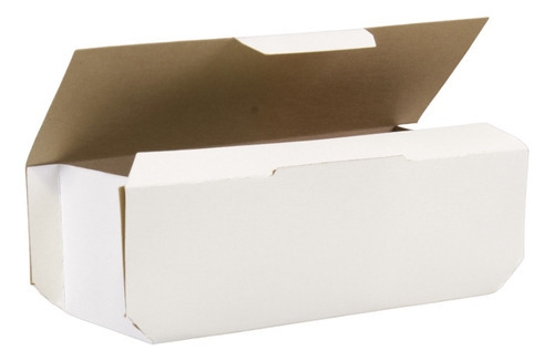75 Cajas Para Comida Armable De 19x8x7 Hot Dog Alitas Papas Color Blanco
