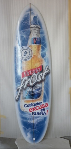 Tabla De Surf Conmemorativa De La Cerveza Victoria Frost