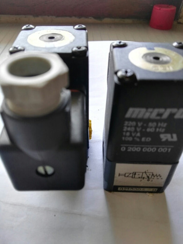 Electro Valvula   Micro 2/2. 3/2. Rosca1/8 220v