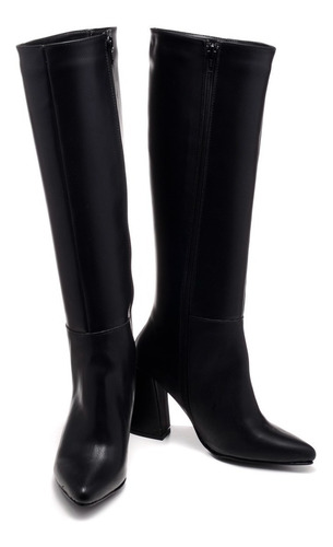 Botas Bucaneras Eco Taco Alto Temporada Inv Mujer Heben Moda