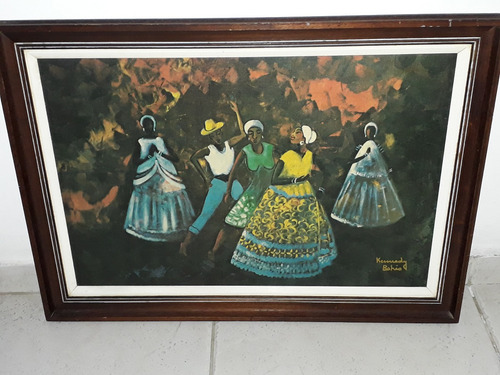 1750- Kennedy Bahia Ose 49 X 68cm C/moldura - Cultura... (Usado)