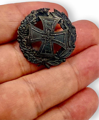 Wow Broche De Plata Cruz De Hierro Alemán 1ra Guerra Mundial