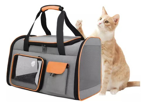 Bolso Transportador Gato Avion Mochila Mascotas Bolsos Gatos