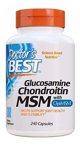 Doctor's Best Glucosamine Chondroitin Msm With Optimsm,
