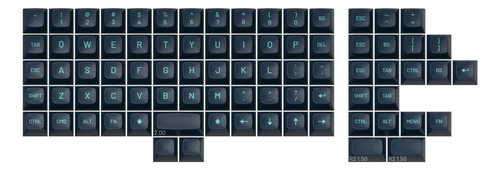 Drop Mt3 Dusk Keycap Set, Abs Alto Perfil, Doubleshot Estilo