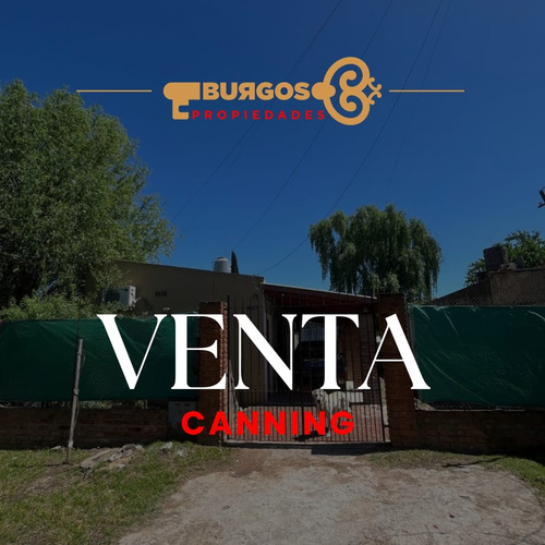 Excelente Casa Dos Ambientes En Canning, A 5 Cuadras De Las Toscas
