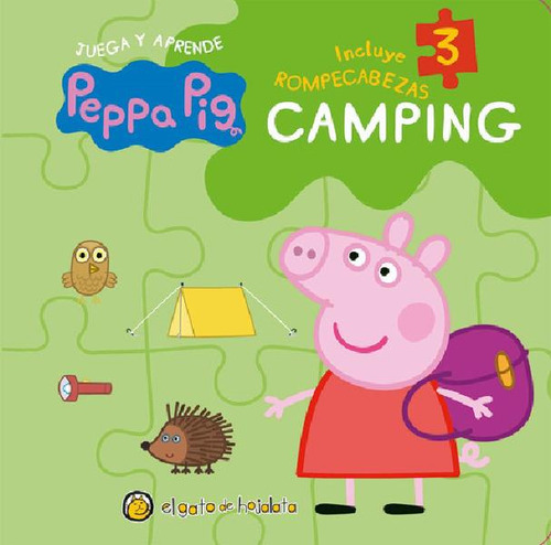 Libro - Juega Y Aprende, Camping - Con Rompecabezas - Peppa