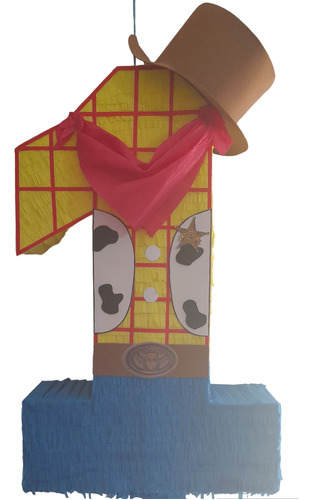 Piñata Número Personalizada Estilo Mexicano Toy Story