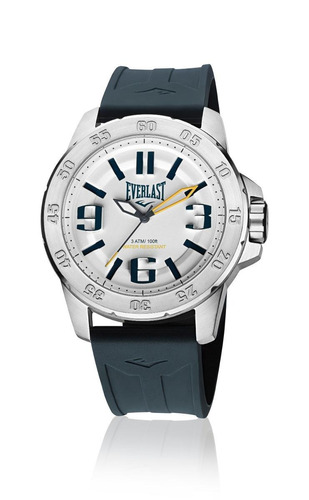 Relógio Pulso Everlast Masculino Esporte Silicone Preto E698
