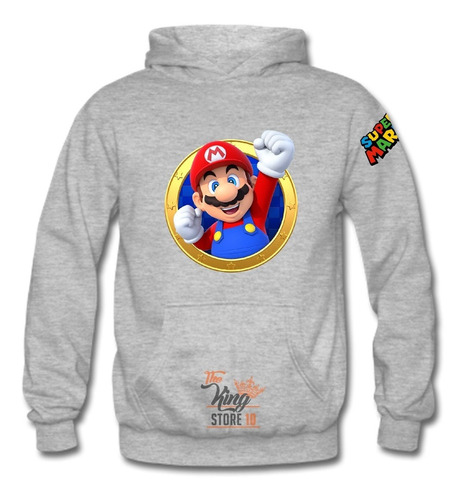 Poleron, Mario Bros, Nintendo, Gamer, Peach, Peaches, Videojuego, Xxxl / Kingstore10