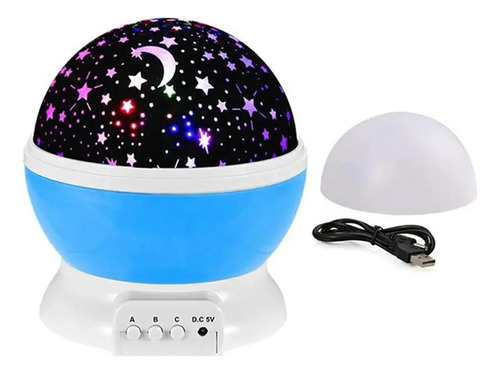 Proyector Lampara Para Bebes Y Niños 8 Tipos Luces Estrellas