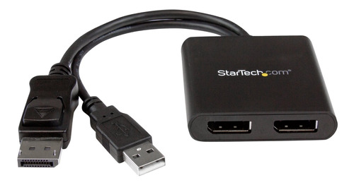 Startech 2-port Multi Monitor Adaptador - Displayport 1.2 Ms