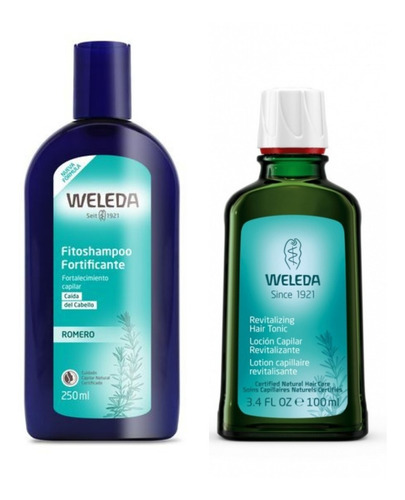 Kit Fitoshampoo Y Loción Capilar De Romero Weleda