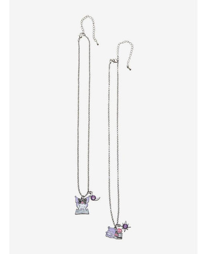 Conjunto De 2 Collares Kuromi & Baku Sanrio Original