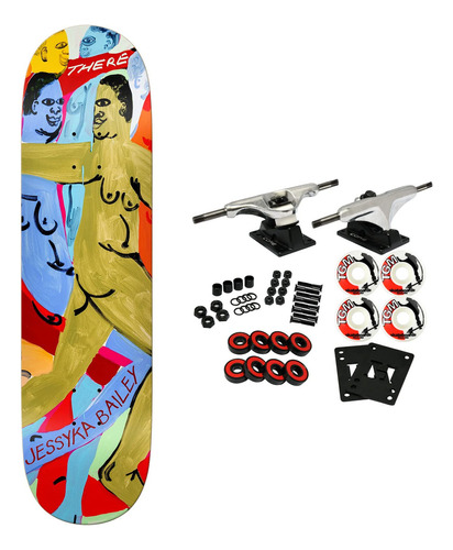 There Skateboard Complete Jessyka In Ur Face 8.25  X 32 