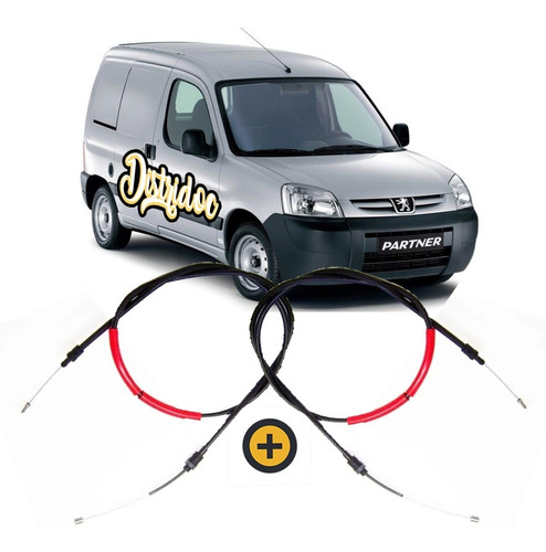 Juego Cables De Freno Partner Berlingo Izq Der X2