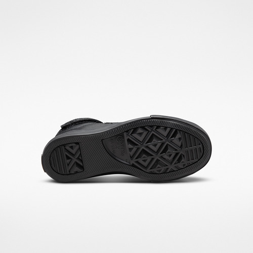Zapatillas Unisex Niños Caña Alta Color Negro Converse