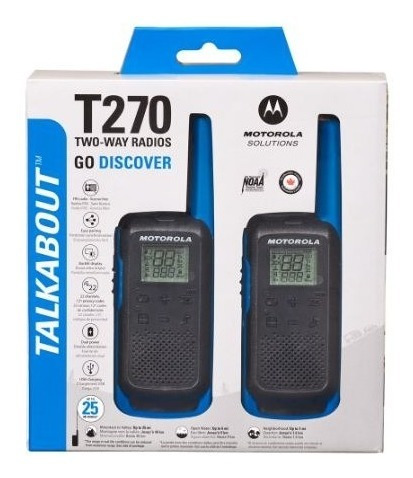Radios Talkabout Motorola T270 Vienen Por Par