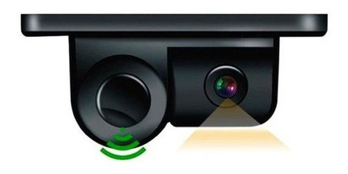 Kit Estacionamento Sensor Camera Retrovisor Lcd Frontier
