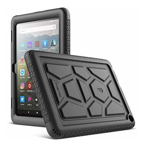 Funda Kindle Fire Hd 8 Y Fire Hd 8 Plus Bumper Negra