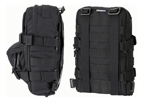 Mini bolsa de hidratação tática Idogear, mochila militar, cor preta