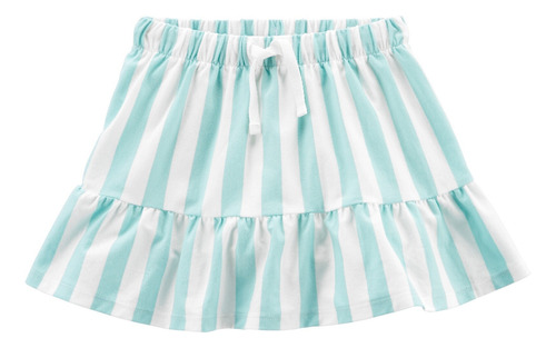 Short Pollera De Algodón, Diseño A Rayas Carters 2o934410
