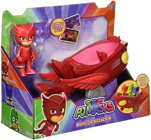 Pj Masks Buho Deslizador C/vehiculo