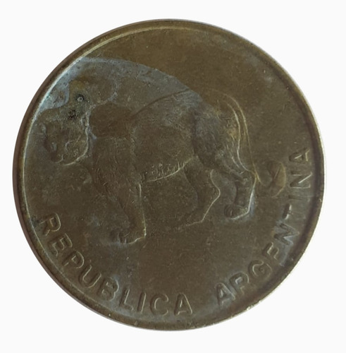 Moneda Argentina 1986 5 Centavos Austral
