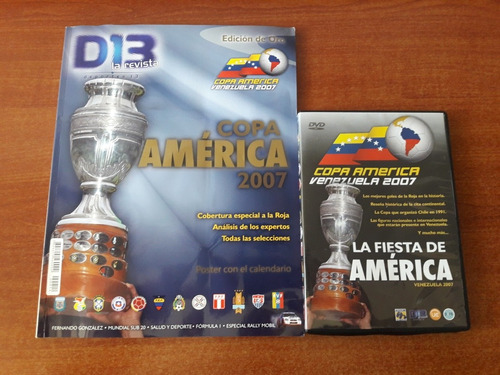 Copa America Venezuela  2007 Dvd + Revista Futbol