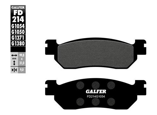 Pastillas De Freno Del/tra Galfer Para Varios Modelos Yamaha