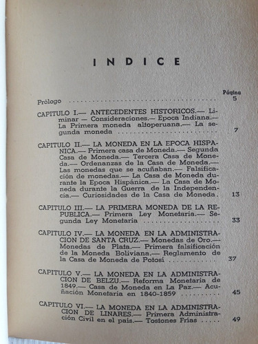 Historia De La Moneda En Bolivia J. Benavides Puerta Del Sol