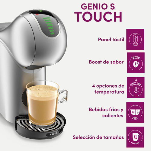 Cafetera Multibebidas Kp440emxma incluye +2tazas Gris Krups