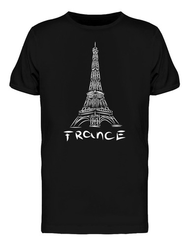 Playera Francia Lindo Dibujo De La Torre Eiffel