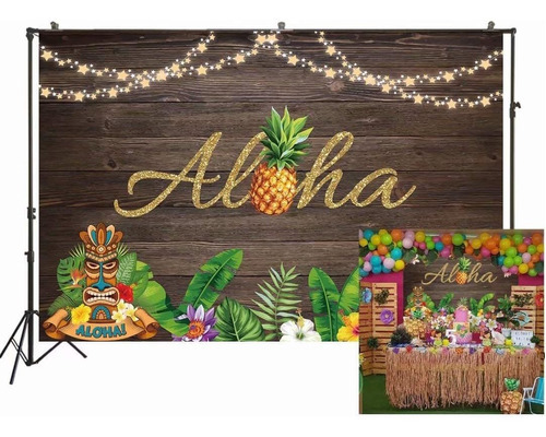 Fondo De Fotografia De Verano Aloha Luau Para Fiesta De Cum