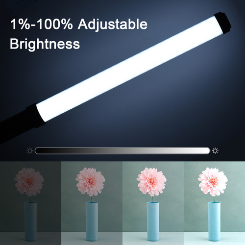 - Varita De Luz Led Portátil Andoer D3 Con Tubo De Luz Rgb