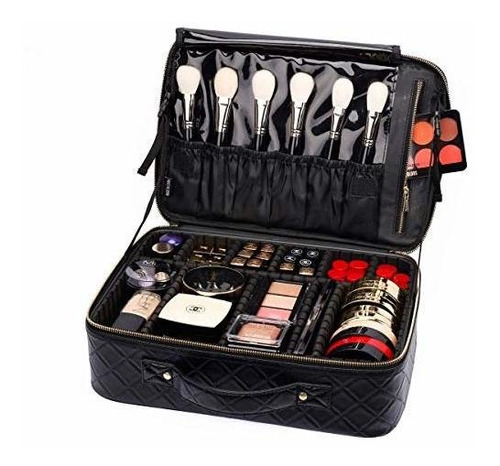 Neceser - Glamfort Portable Travel Makeup Bag Makeup Funda P