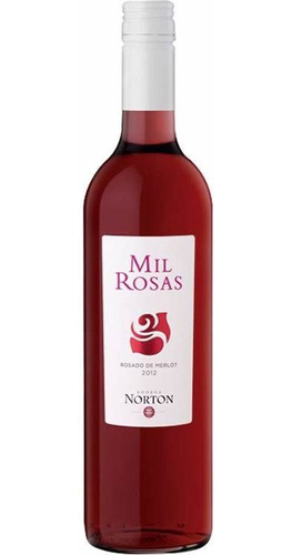 Pack X 6 Unid Vino  Mil Rosas 750 Cc Norton Vinos Varietale