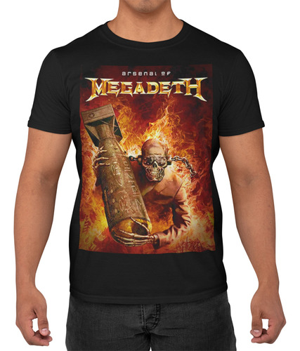 Playera Megadeth Arsenal Of Megadeth Heavy Metal Tour Mex