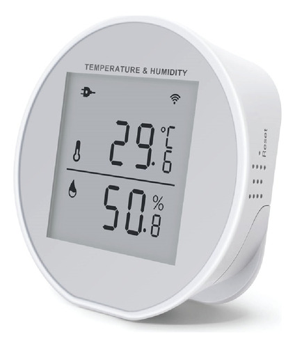 Sensor Temperatura Humedad Con Sirena Wifi App Tuya Wsd400h