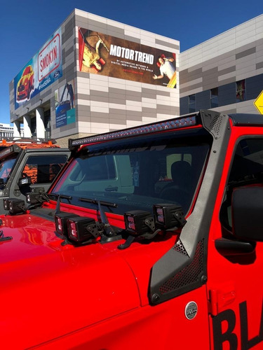 Imagen 7 de 9 de Diadema Montaje Para Barra Led Jeep Wrangler Gladiator 18-20