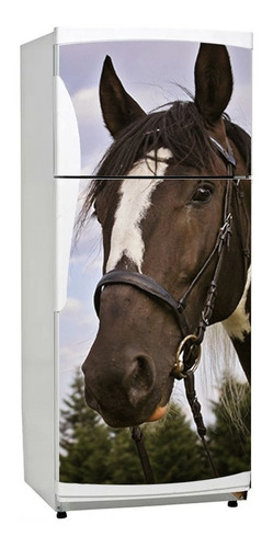 Vinilo Decorativo Heladera Animales Caballo Horse 3