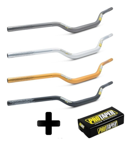 Imagen 2 de 5 de Manubrio Pro Taper Contour Atv Cuatriciclo Negro Juri Atv