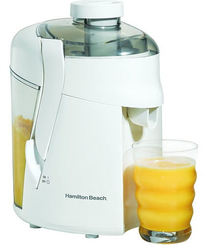 Extractor De Jugo Healt Smart Hamilton Beach 400w Blanco 